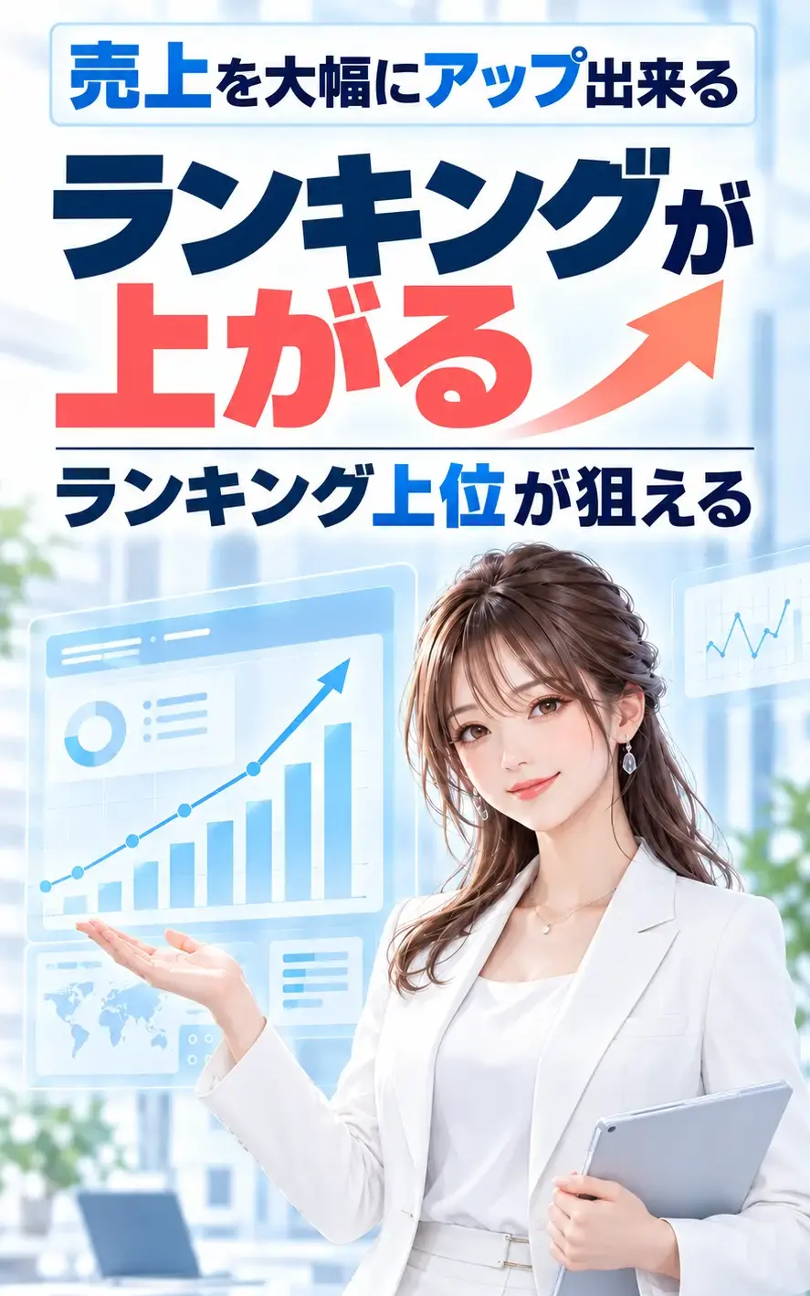 売上を大幅にアップできる ランキングが上がる ランキング上位が狙える 無料お試し期間1か月 初期費用無料